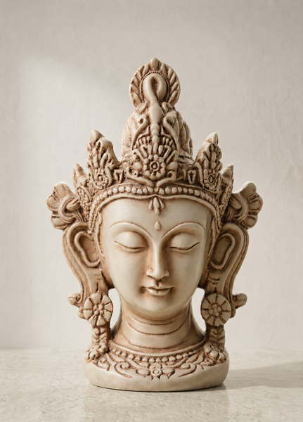 Buddha Head Sculpture