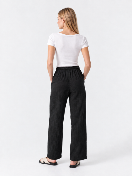 Women's Double Gauze Cotton Lounge Pants