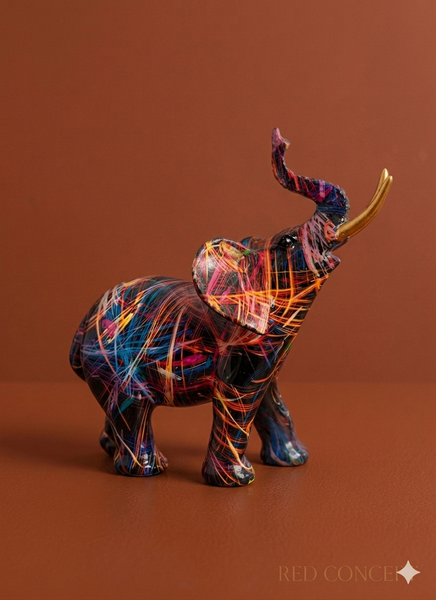 Elephant Figurines – Modern Decorative Sculpture